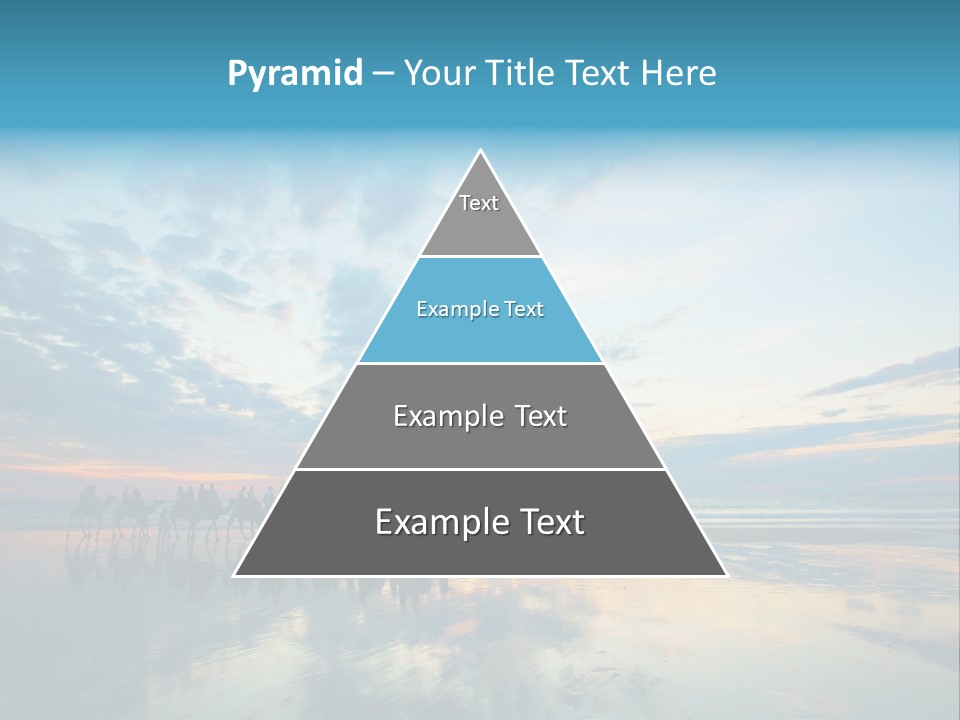 Silhouette Australia Camels PowerPoint Template