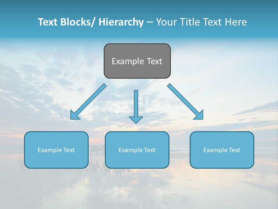 Silhouette Australia Camels PowerPoint Template