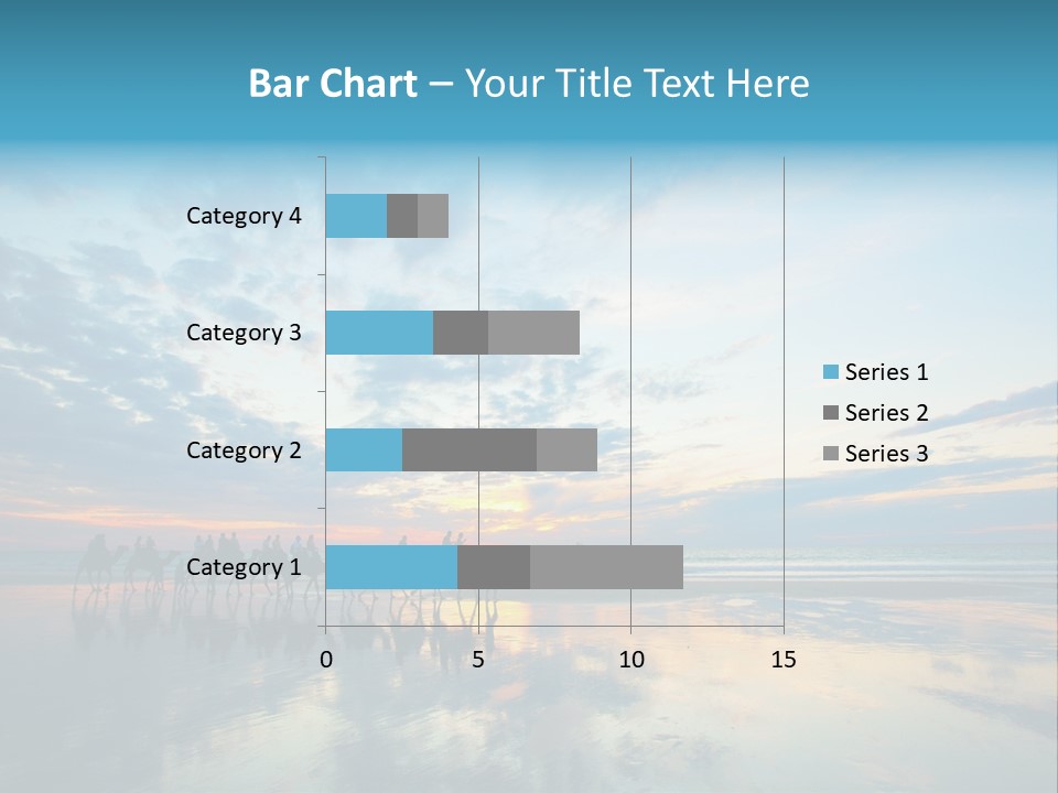 Silhouette Australia Camels PowerPoint Template