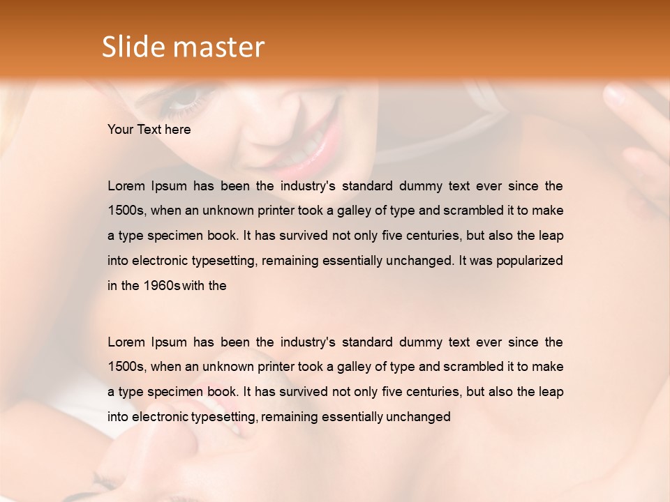 Flirt Male Boyfriend PowerPoint Template