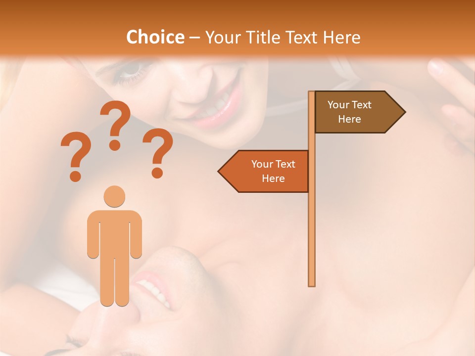 Flirt Male Boyfriend PowerPoint Template