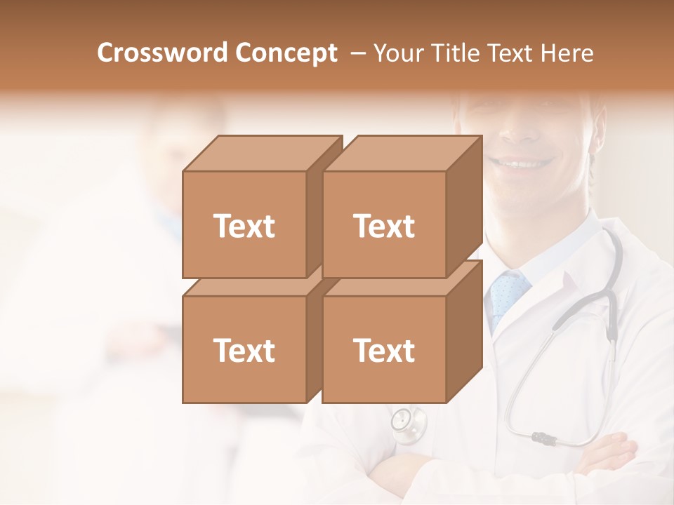 Medic Blue Collar PowerPoint Template