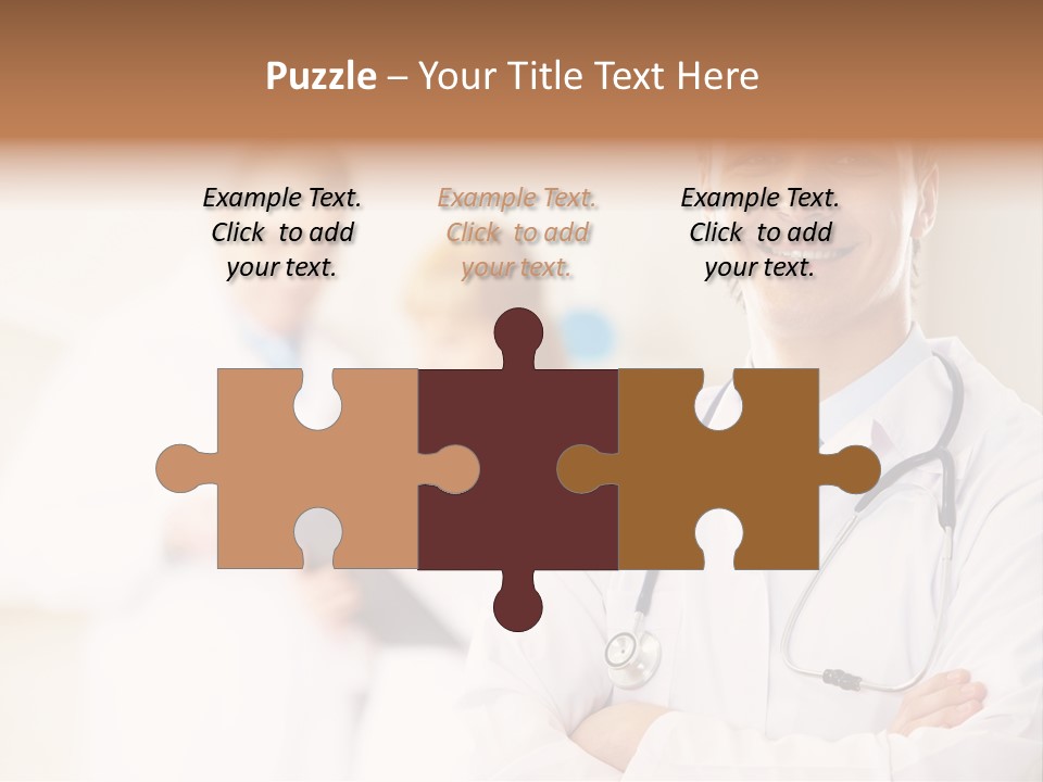 Medic Blue Collar PowerPoint Template