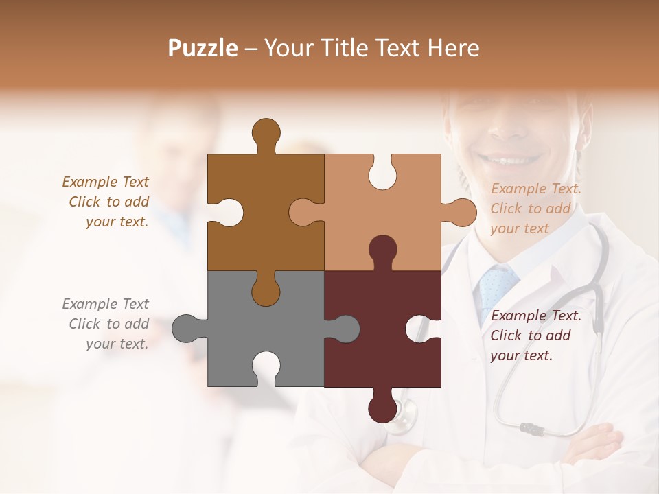 Medic Blue Collar PowerPoint Template