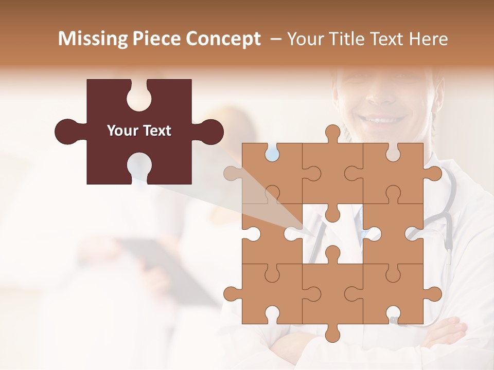 Medic Blue Collar PowerPoint Template