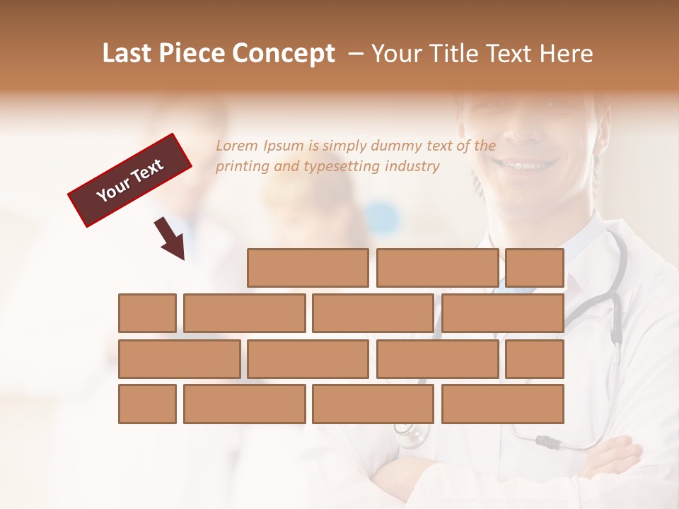 Medic Blue Collar PowerPoint Template