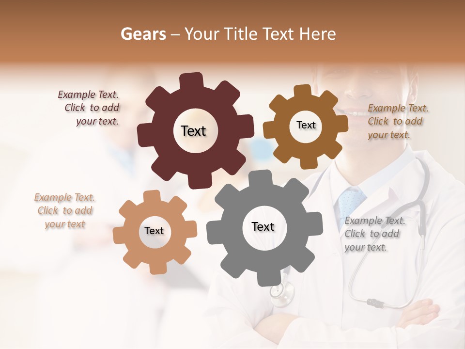 Medic Blue Collar PowerPoint Template