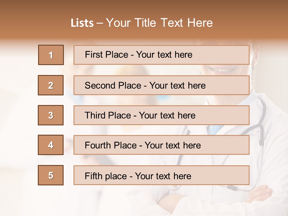 Medic Blue Collar PowerPoint Template