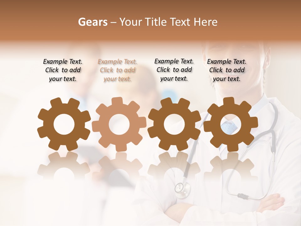 Medic Blue Collar PowerPoint Template