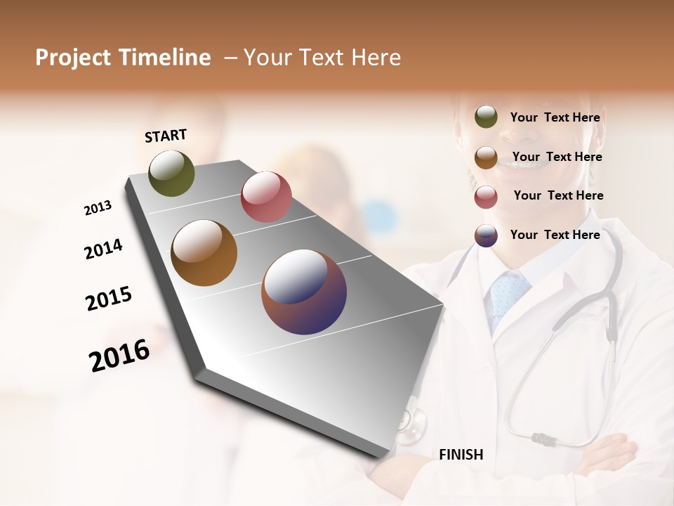 Medic Blue Collar PowerPoint Template