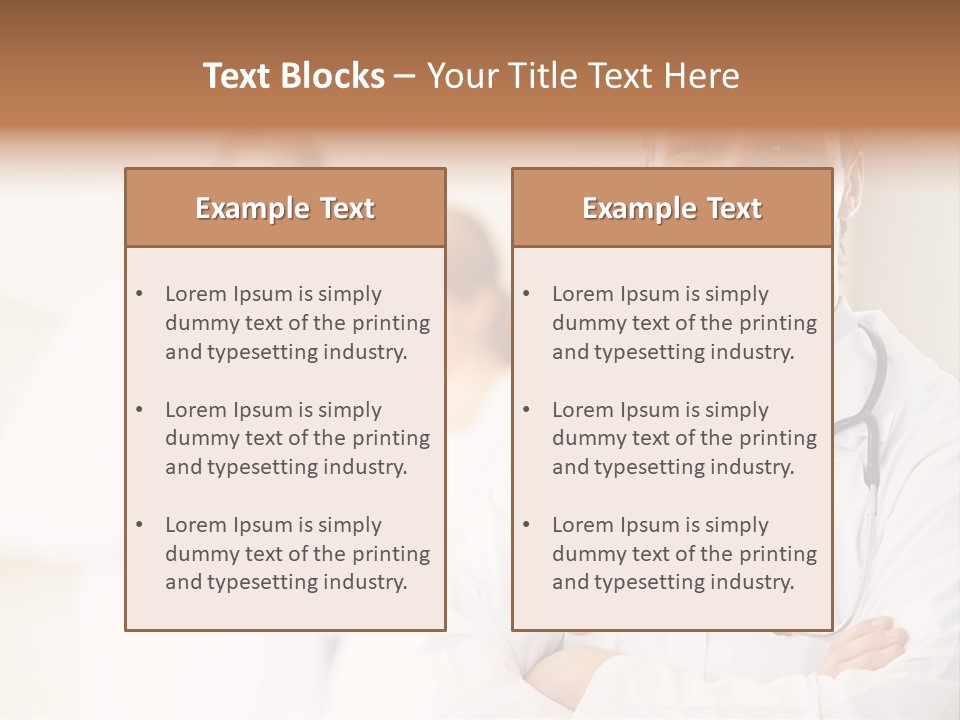 Medic Blue Collar PowerPoint Template