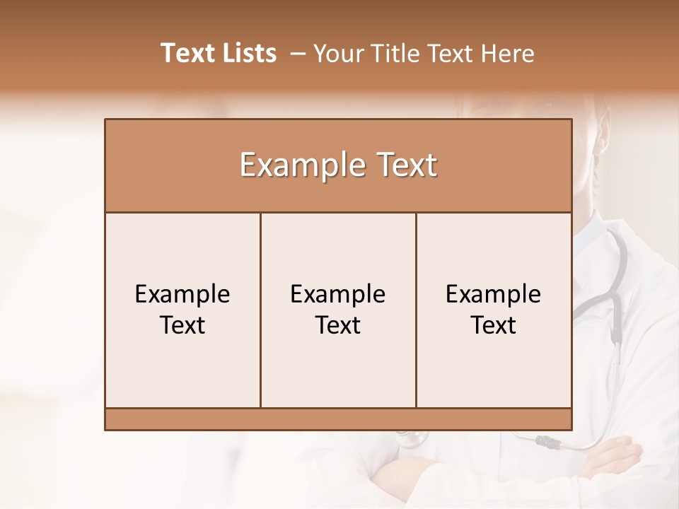 Medic Blue Collar PowerPoint Template