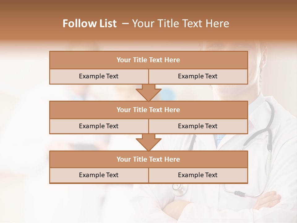 Medic Blue Collar PowerPoint Template
