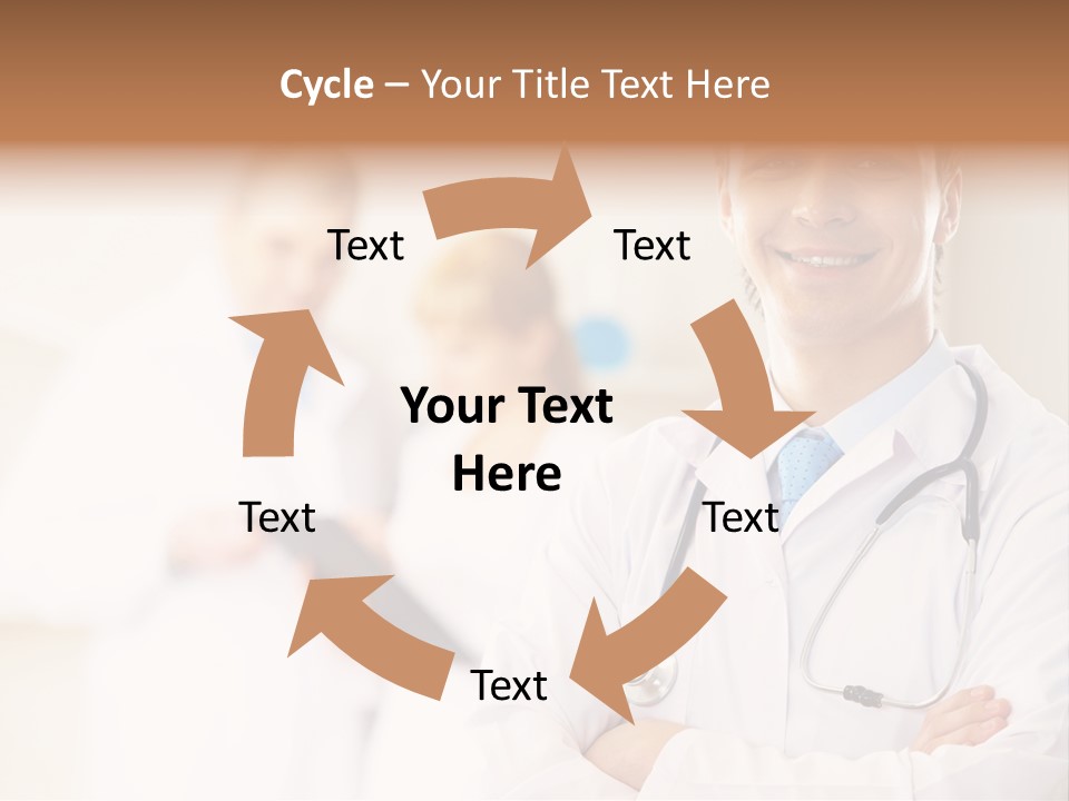 Medic Blue Collar PowerPoint Template