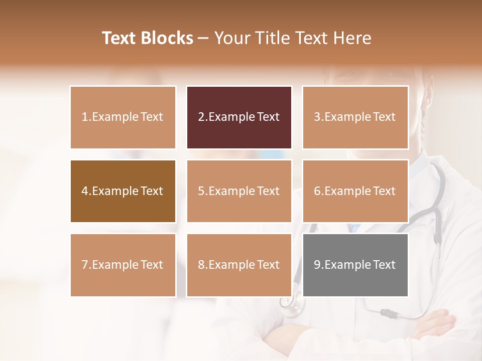 Medic Blue Collar PowerPoint Template