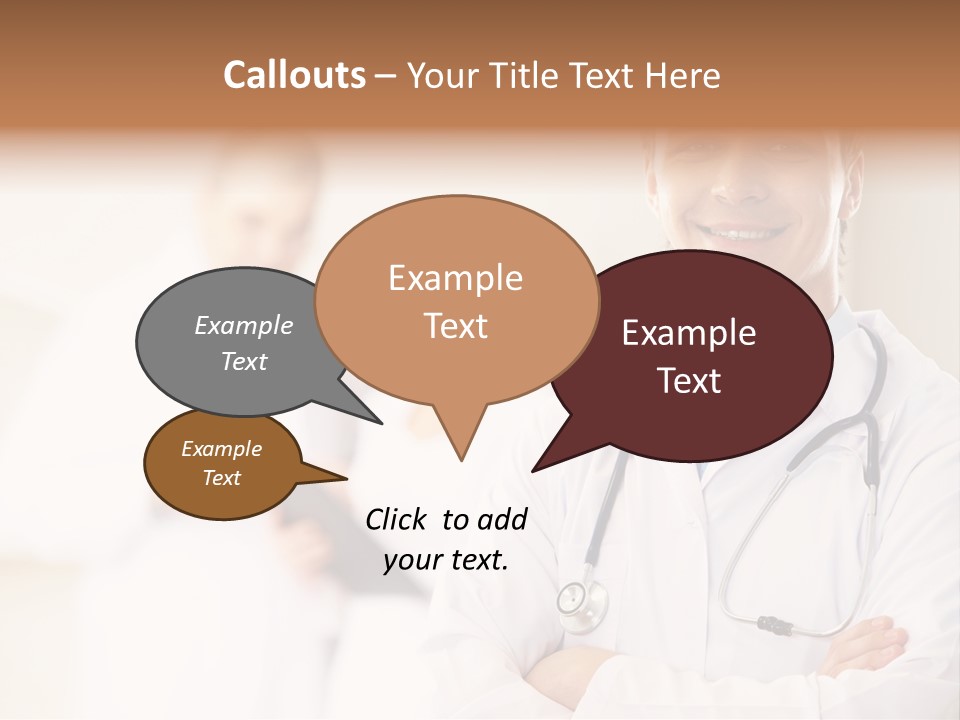 Medic Blue Collar PowerPoint Template