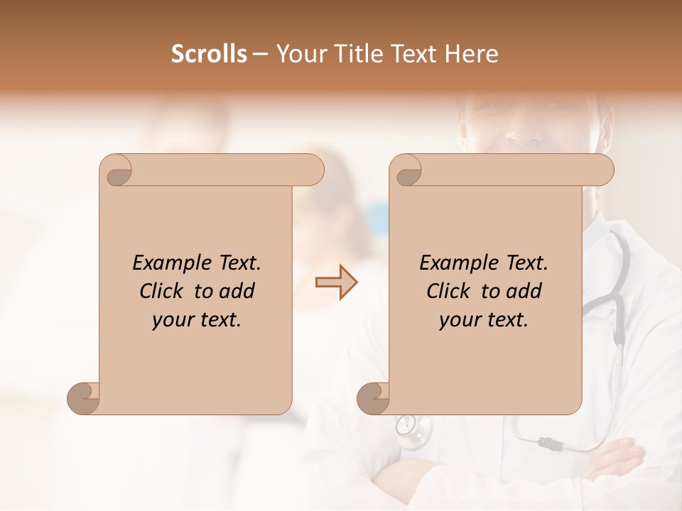 Medic Blue Collar PowerPoint Template