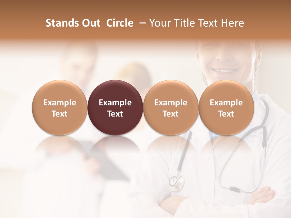 Medic Blue Collar PowerPoint Template