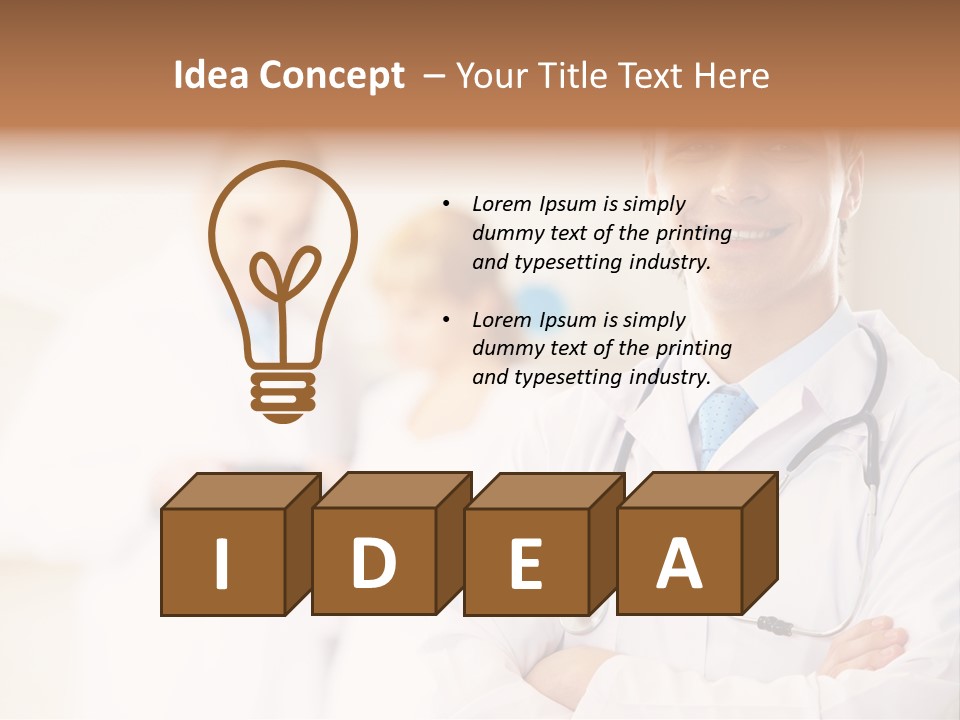 Medic Blue Collar PowerPoint Template