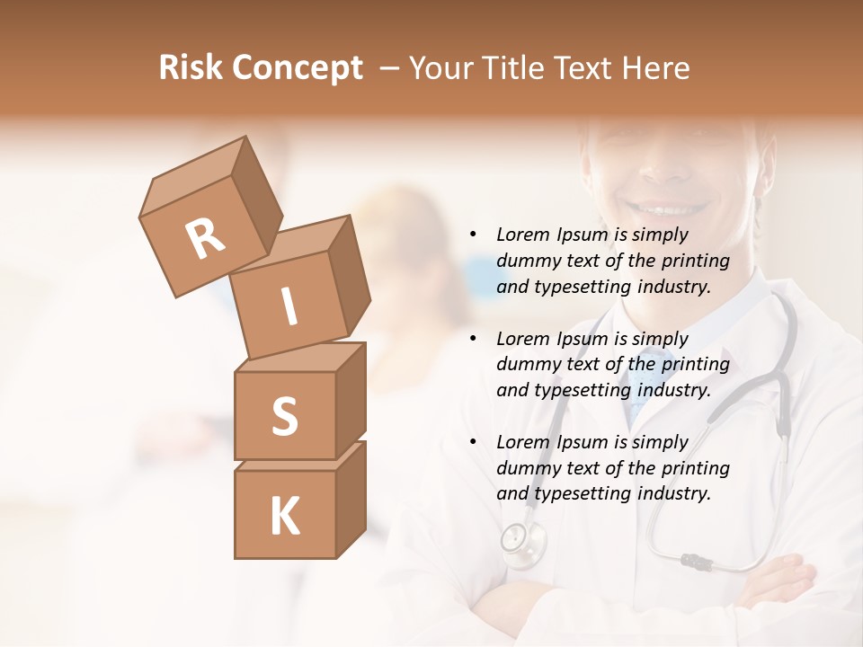 Medic Blue Collar PowerPoint Template