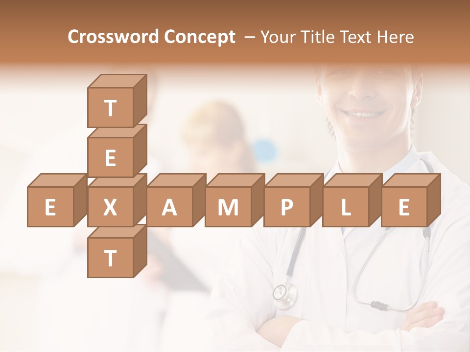 Medic Blue Collar PowerPoint Template