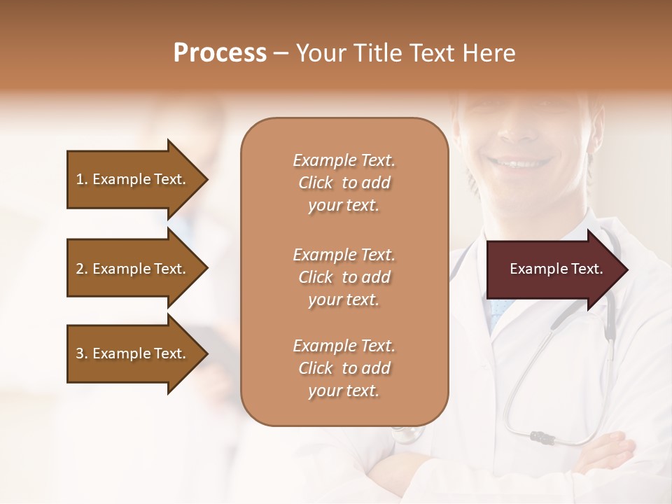Medic Blue Collar PowerPoint Template