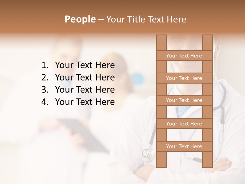 Medic Blue Collar PowerPoint Template