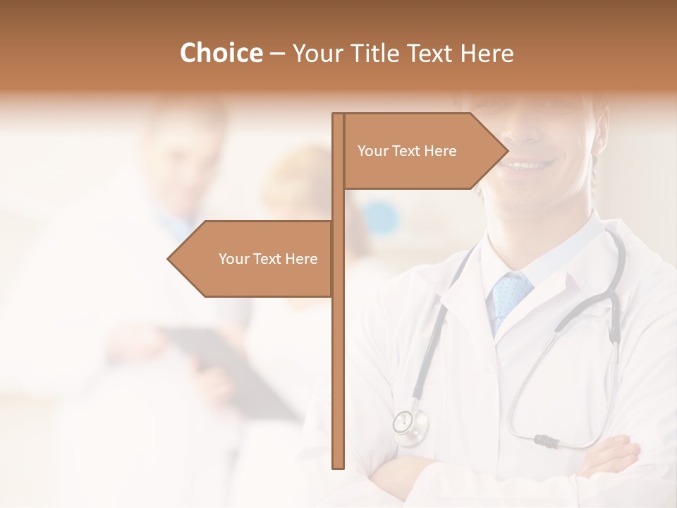 Medic Blue Collar PowerPoint Template