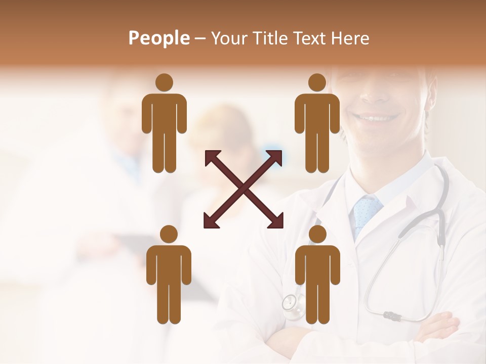 Medic Blue Collar PowerPoint Template