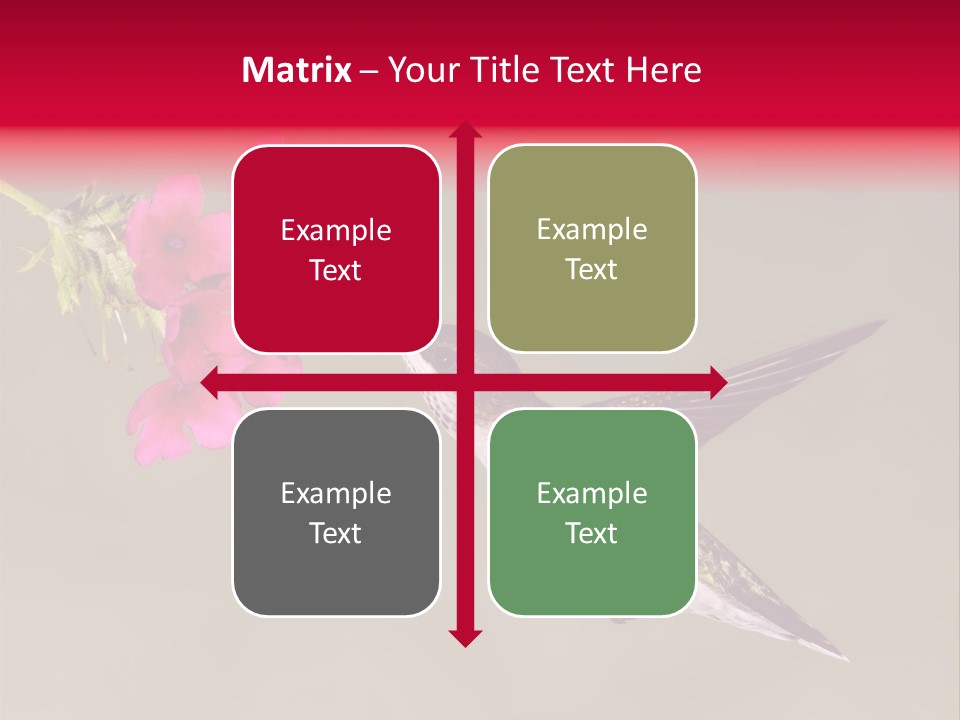 Fauna Hover Ruby PowerPoint Template