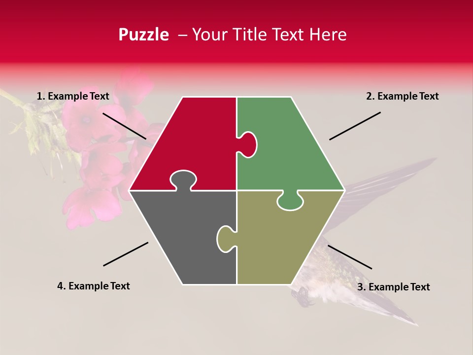 Fauna Hover Ruby PowerPoint Template