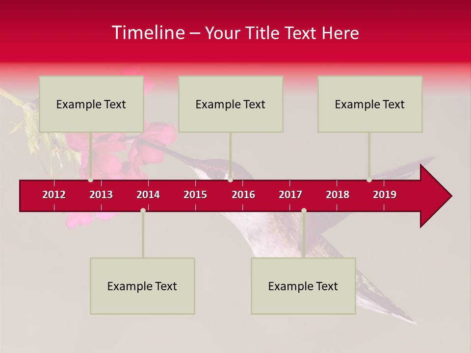 Fauna Hover Ruby PowerPoint Template