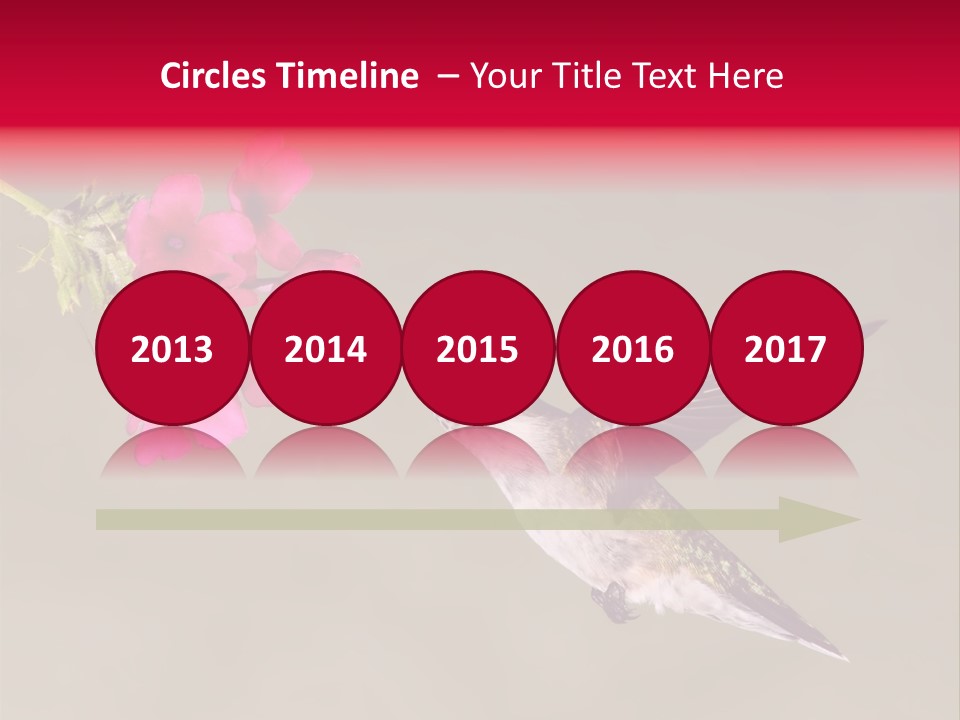 Fauna Hover Ruby PowerPoint Template