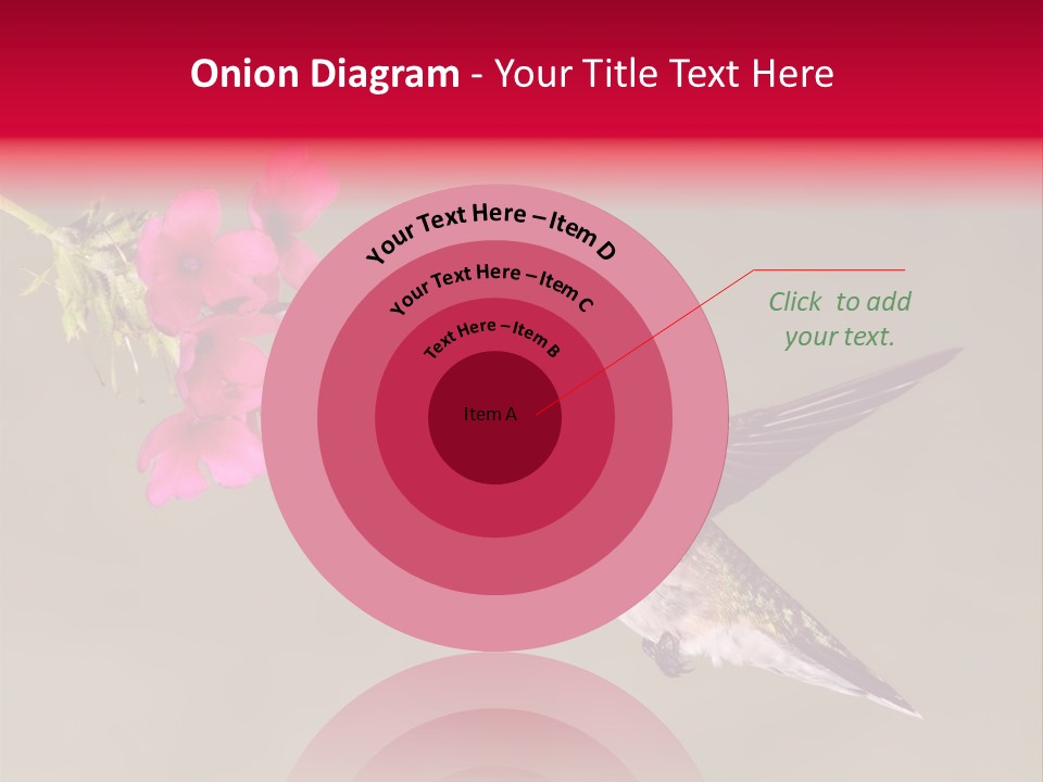 Fauna Hover Ruby PowerPoint Template