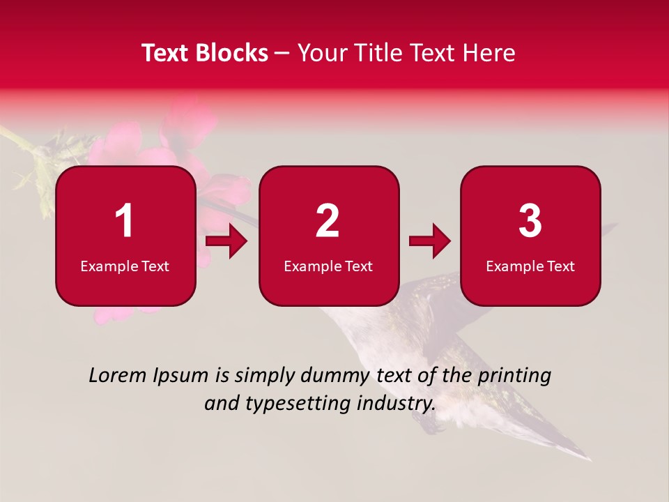 Fauna Hover Ruby PowerPoint Template