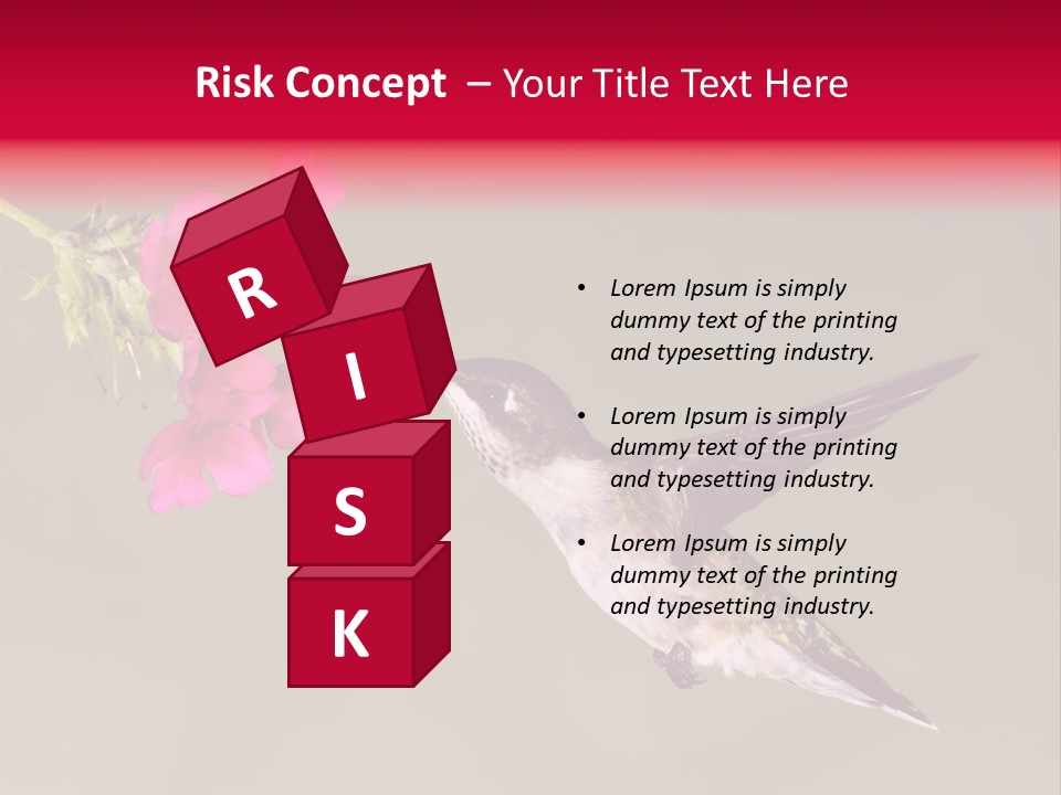 Fauna Hover Ruby PowerPoint Template