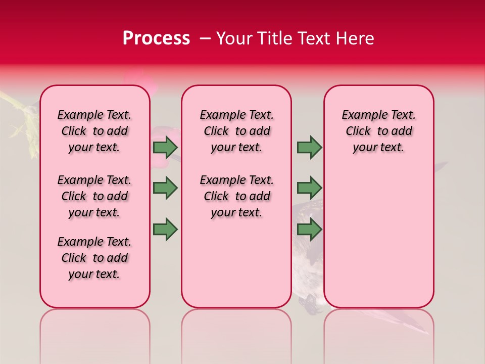 Fauna Hover Ruby PowerPoint Template