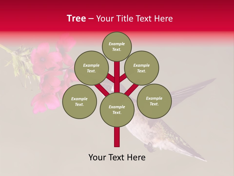 Fauna Hover Ruby PowerPoint Template