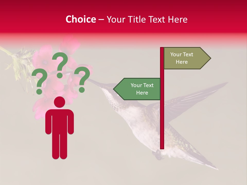 Fauna Hover Ruby PowerPoint Template