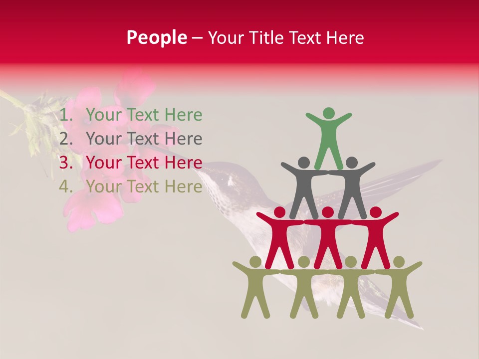 Fauna Hover Ruby PowerPoint Template