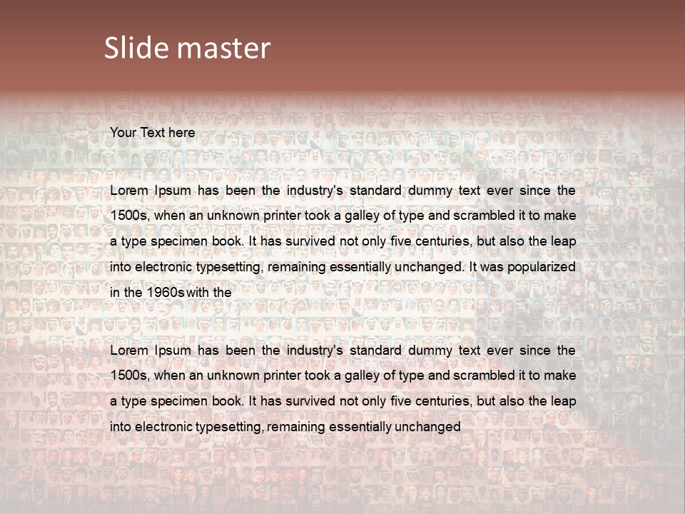 Symbol East Brushy PowerPoint Template