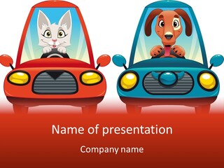 Cartoon Cute Baby PowerPoint Template