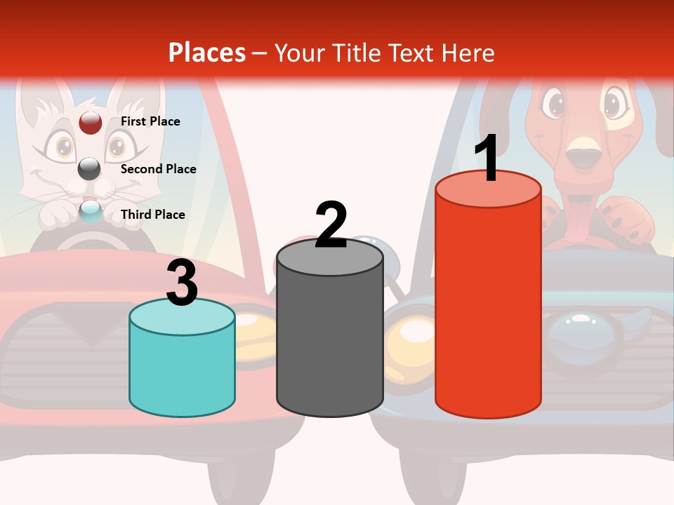 Cartoon Cute Baby PowerPoint Template