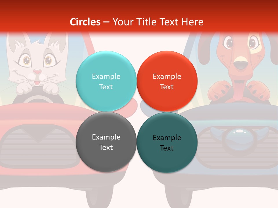 Cartoon Cute Baby PowerPoint Template