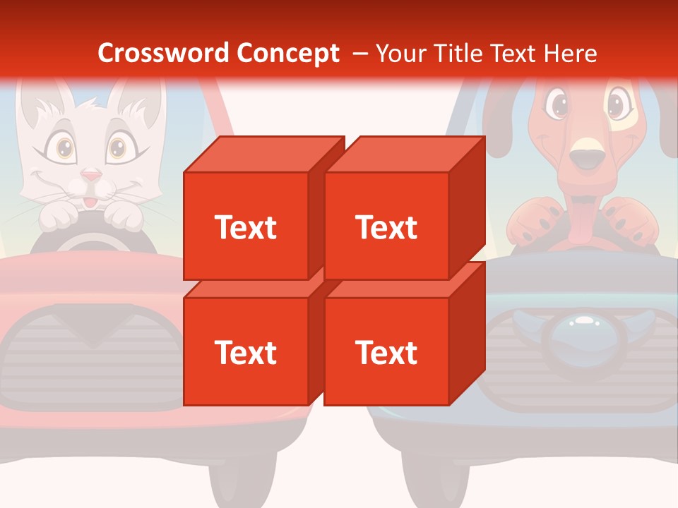 Cartoon Cute Baby PowerPoint Template