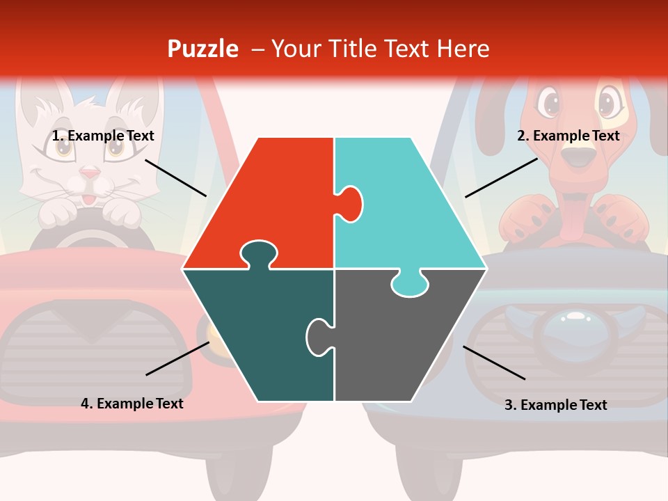 Cartoon Cute Baby PowerPoint Template