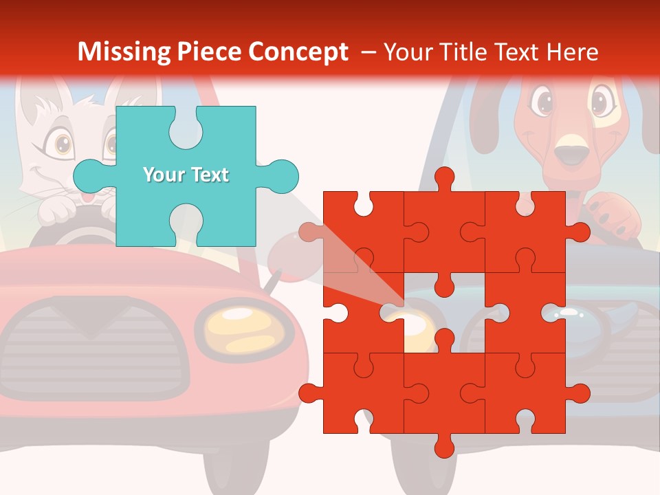 Cartoon Cute Baby PowerPoint Template