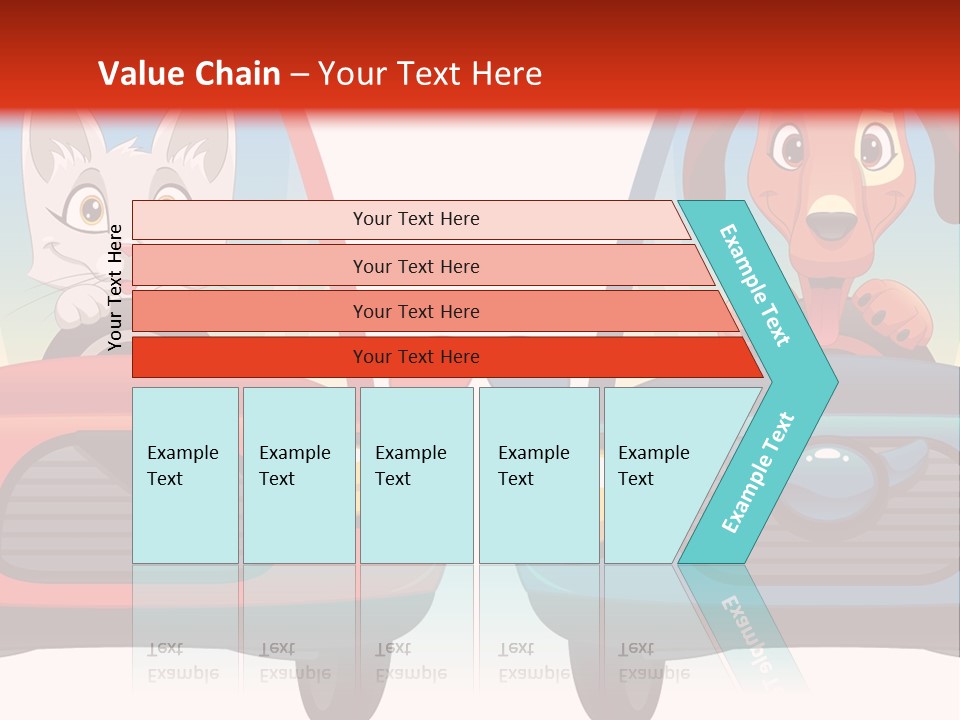 Cartoon Cute Baby PowerPoint Template