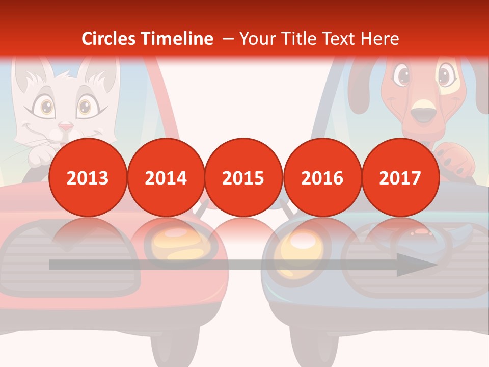 Cartoon Cute Baby PowerPoint Template