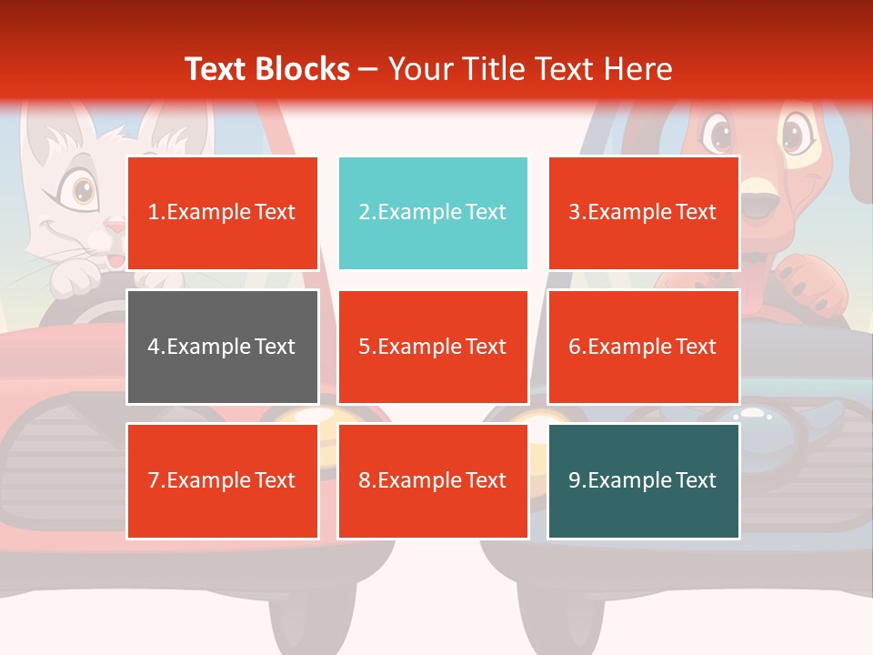 Cartoon Cute Baby PowerPoint Template